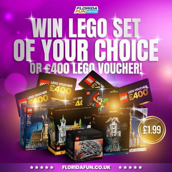 Win Lego Set of Your Choice or £400 Lego Voucher