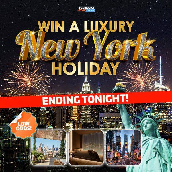 *ULTRA-LOW ODDS* New Year in NEW YORK!
