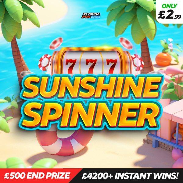 The Sunshine Spinner – Over £4,500 to Be Won!
