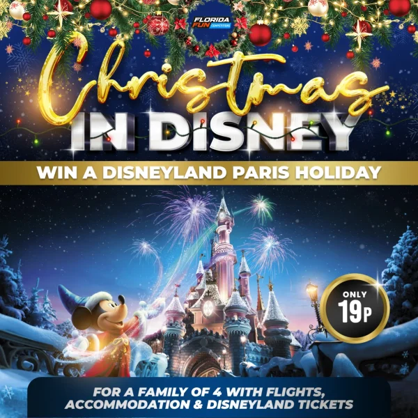 Christmas in DISNEY or £1000 Cash!