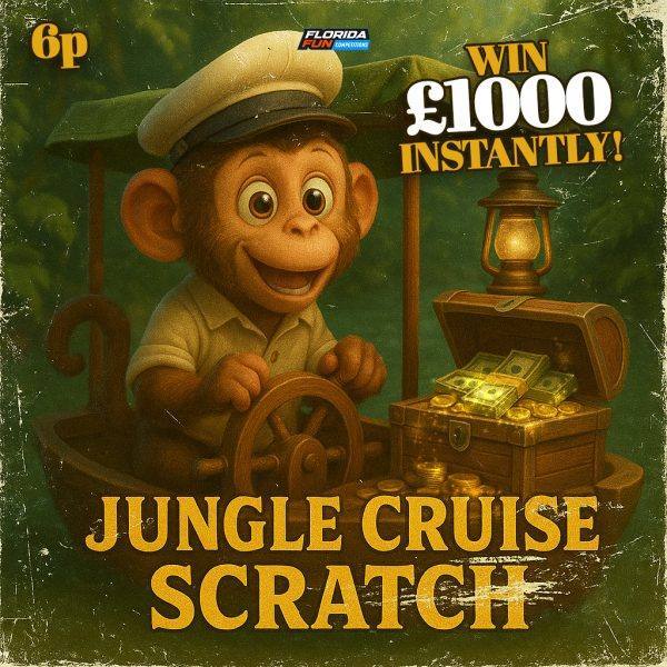 Jungle Cruise Scratch - Win £1000 Instantly!