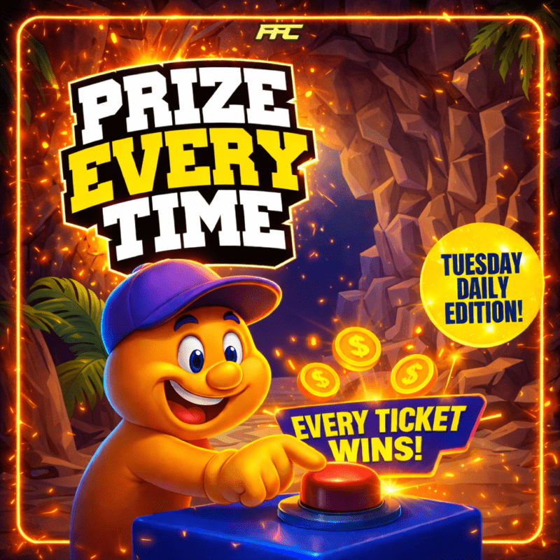 Every Ticket Wins – Tuesday DAILY Edition!