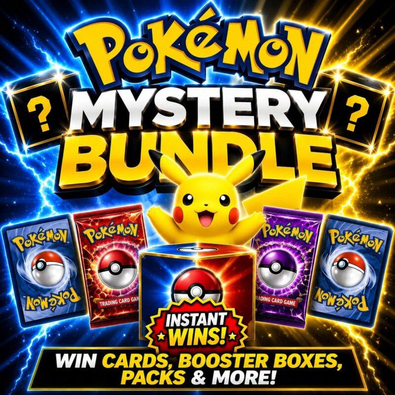 The Ultimate Pokémon Mystery Instant Wins – Over 1000 chances to win!