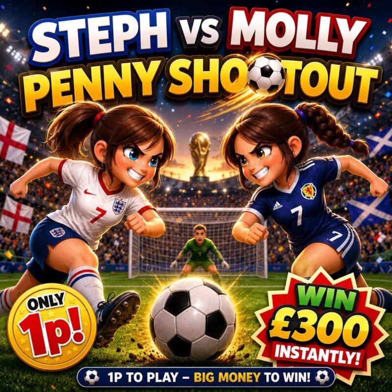 Penny Shootout – £4000+ of Instant Wins!